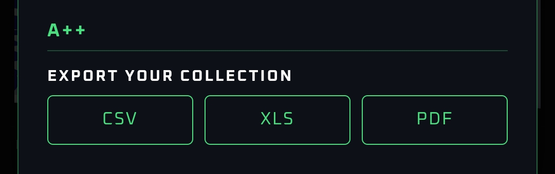 A++ Export